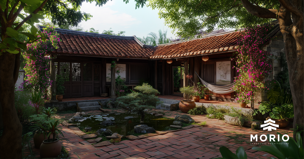 sân vườn nhà cấp 4