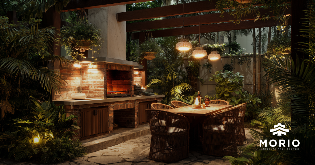 Hướng dẫn tạo góc BBQ trong sân vườn